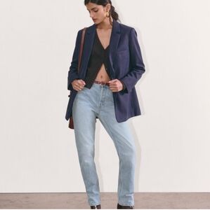 Everlane Curvy 90s Cheeky Straight Jeans 5 Pocket/Butten Fly